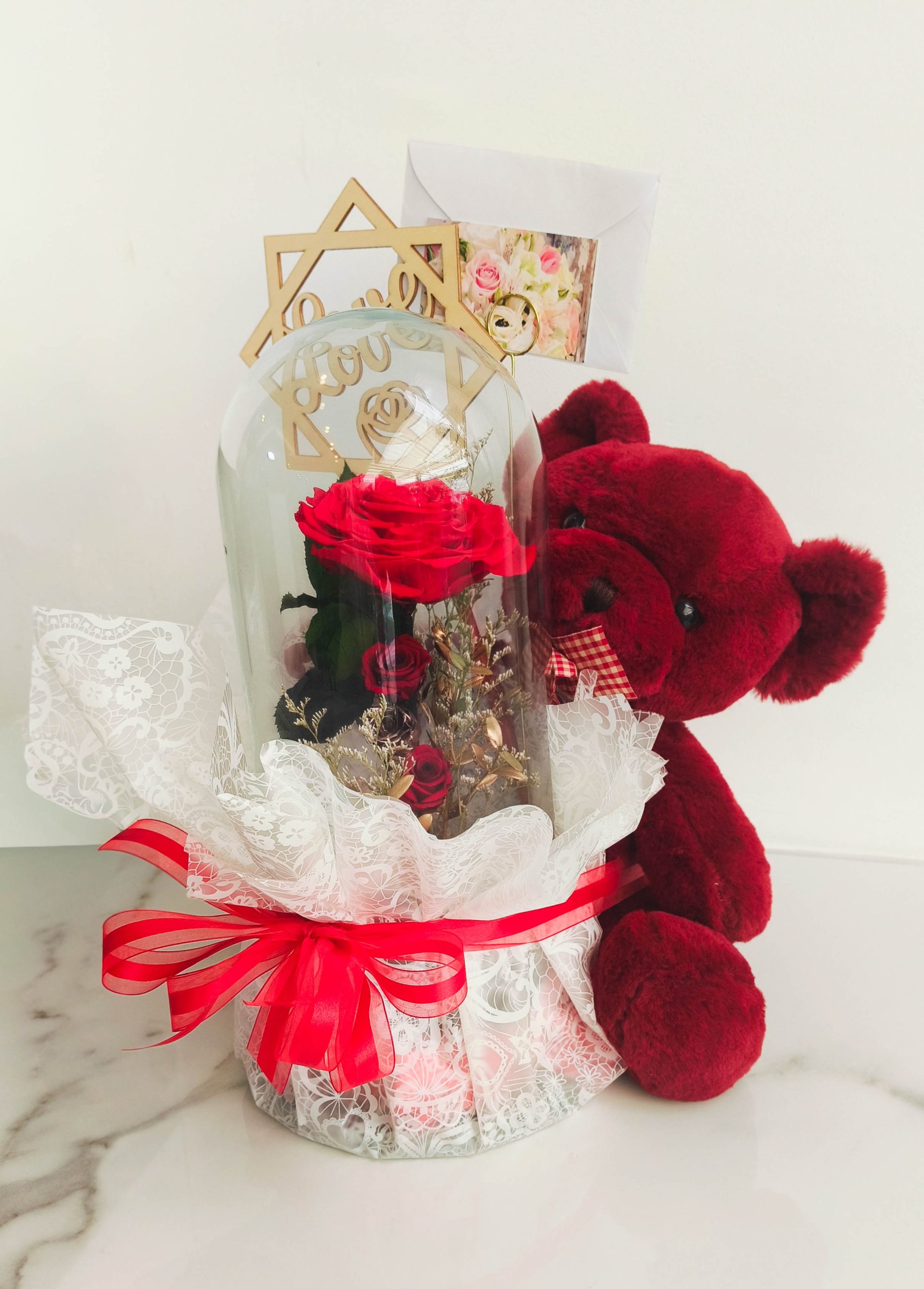 ROSA PRESERVADA ROJA - Image 3